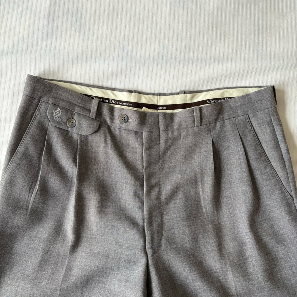 Christian Dior pleated pants